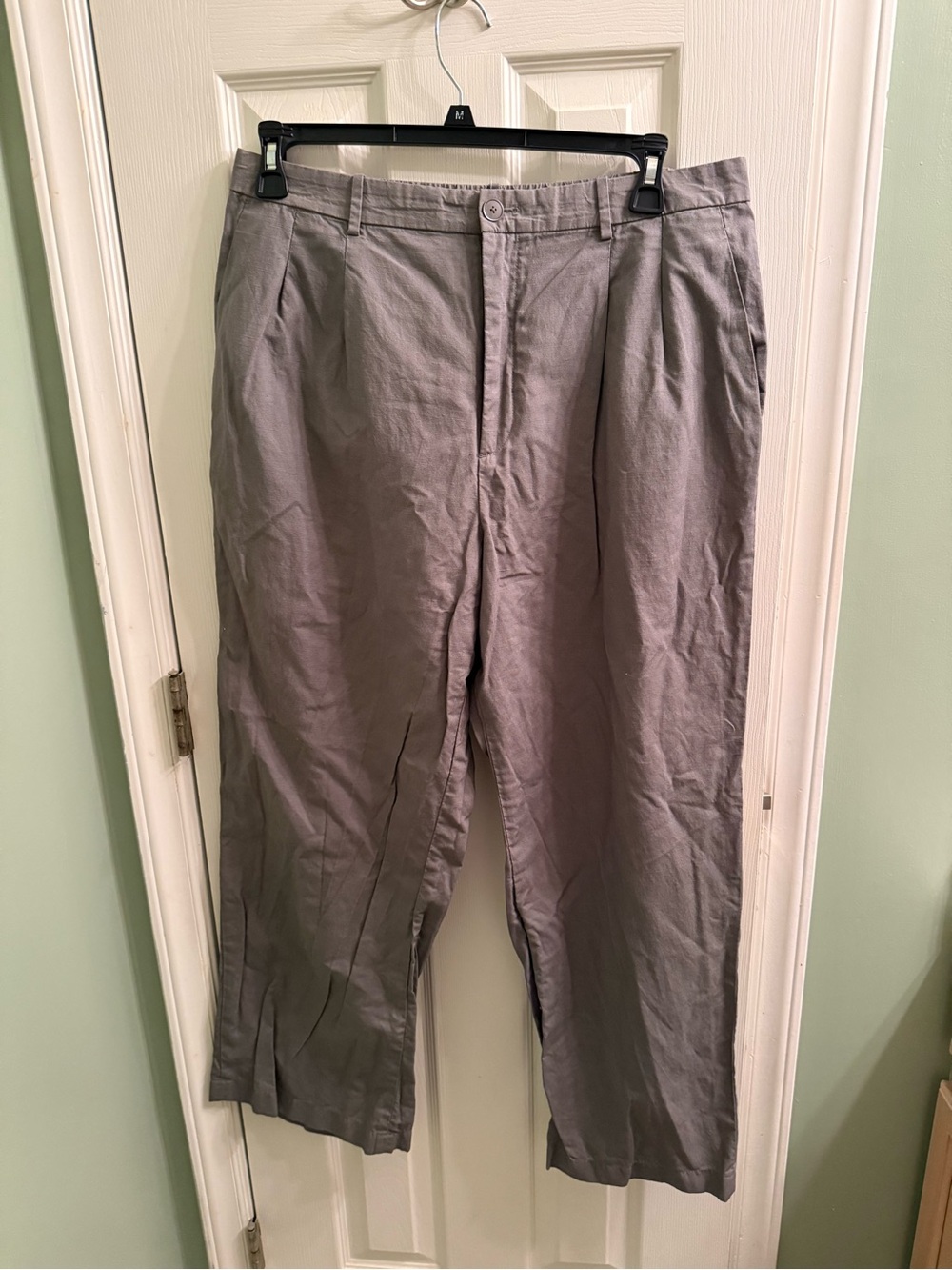 Uniqlo Women's Green Wide Leg Pants